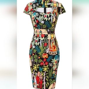 NWT - Grace Karin Womens Vintage Pencil Dress Bodycon Dress